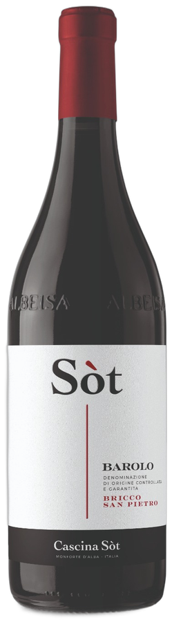 Bottiglia di Barolo Bricco San Pietro, Cascina Sòt