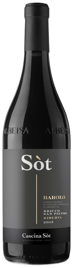 Bottiglia di Barolo Bricco San Pietro Riserva, Cascina Sòt