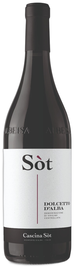 Bottiglia di Dolcetto d'Alba, Cascina Sòt