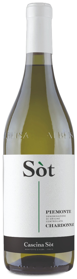 Bottiglia di Piemonte Chardonnay, Cascina Sòt
